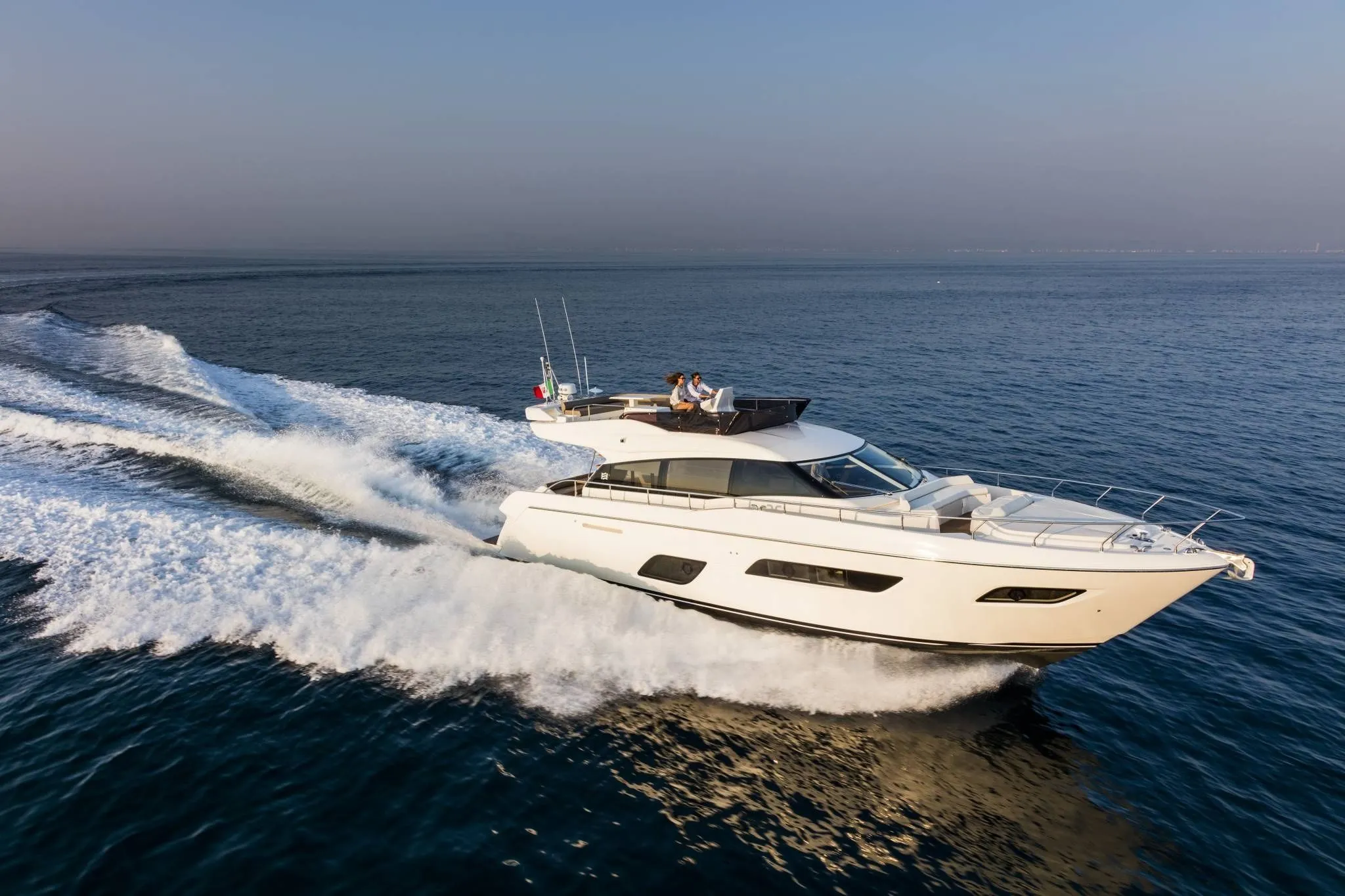 17.4m Tribunj Motor Yacht Ferretti 550 Hire