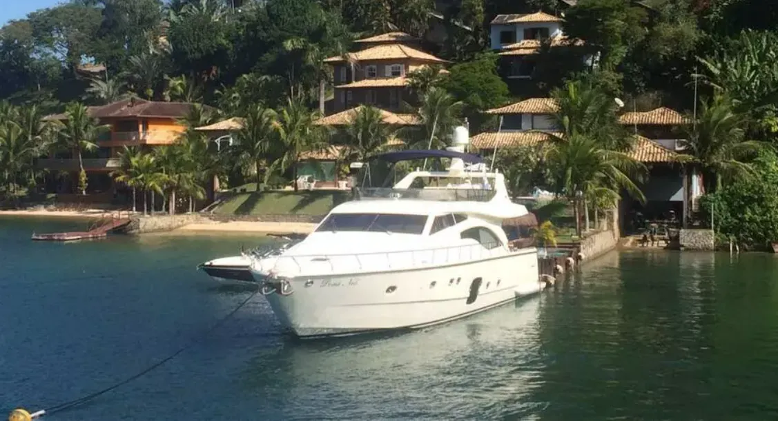 Explore Bracui on a 21.3m Rental Motor Yacht