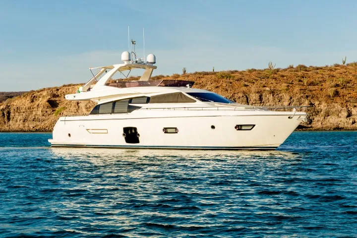 Explore La Paz on a 22.68m Rental Motor Yacht