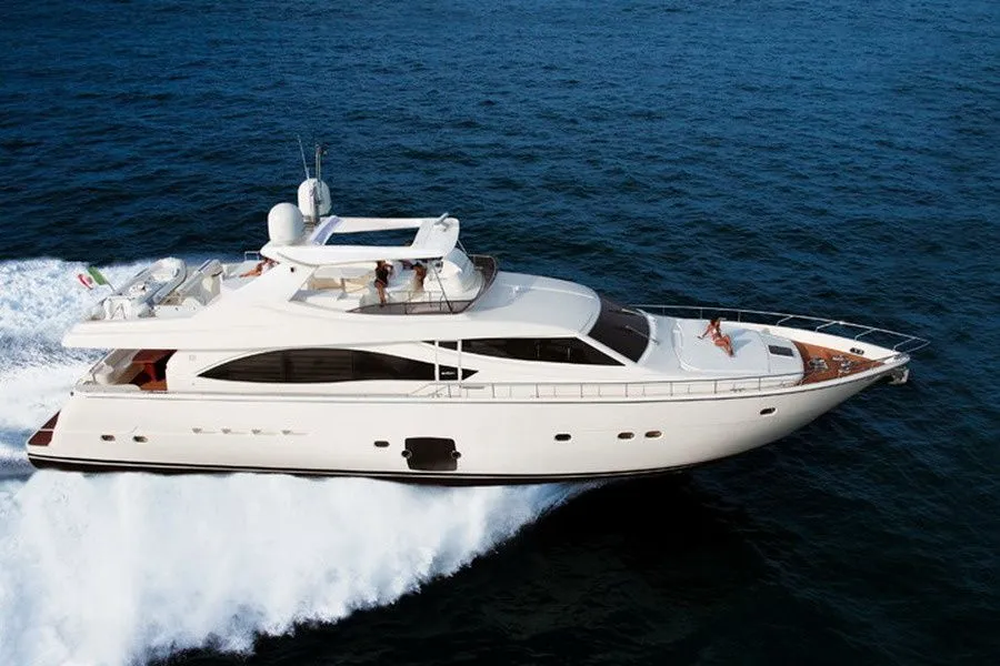 Explore Göcek on a 25m Rental Ferretti 830