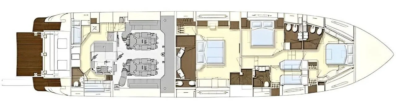 Rent a 27m Motor Yacht in Marmaris