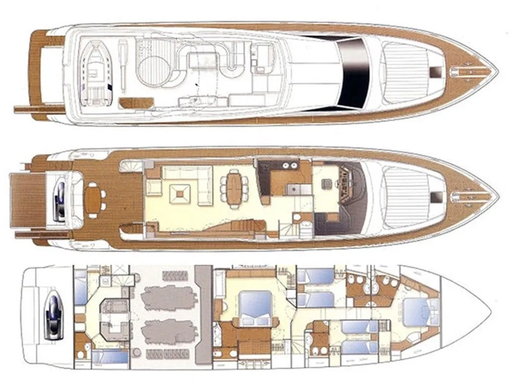 30m Bodrum Motor Yacht Ferretti 94 Hire