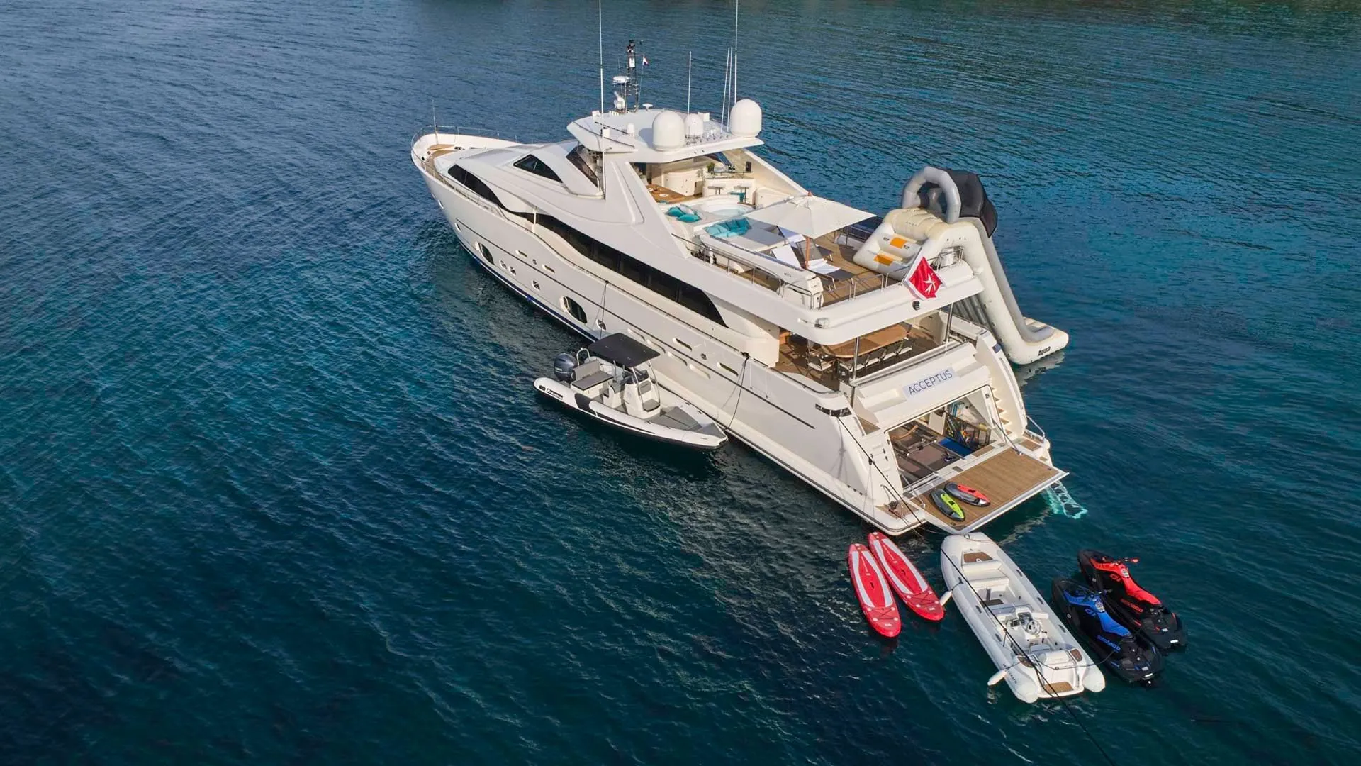 Explore Makarska on a 34m Rental Motor Yacht