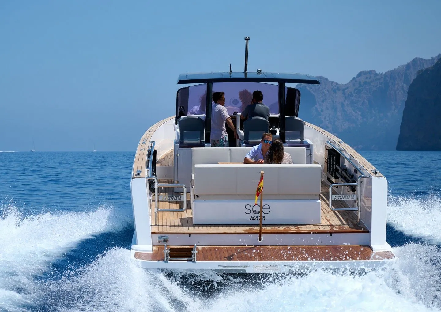 Explore Port de Soller on a 12m Rental Motor Yacht
