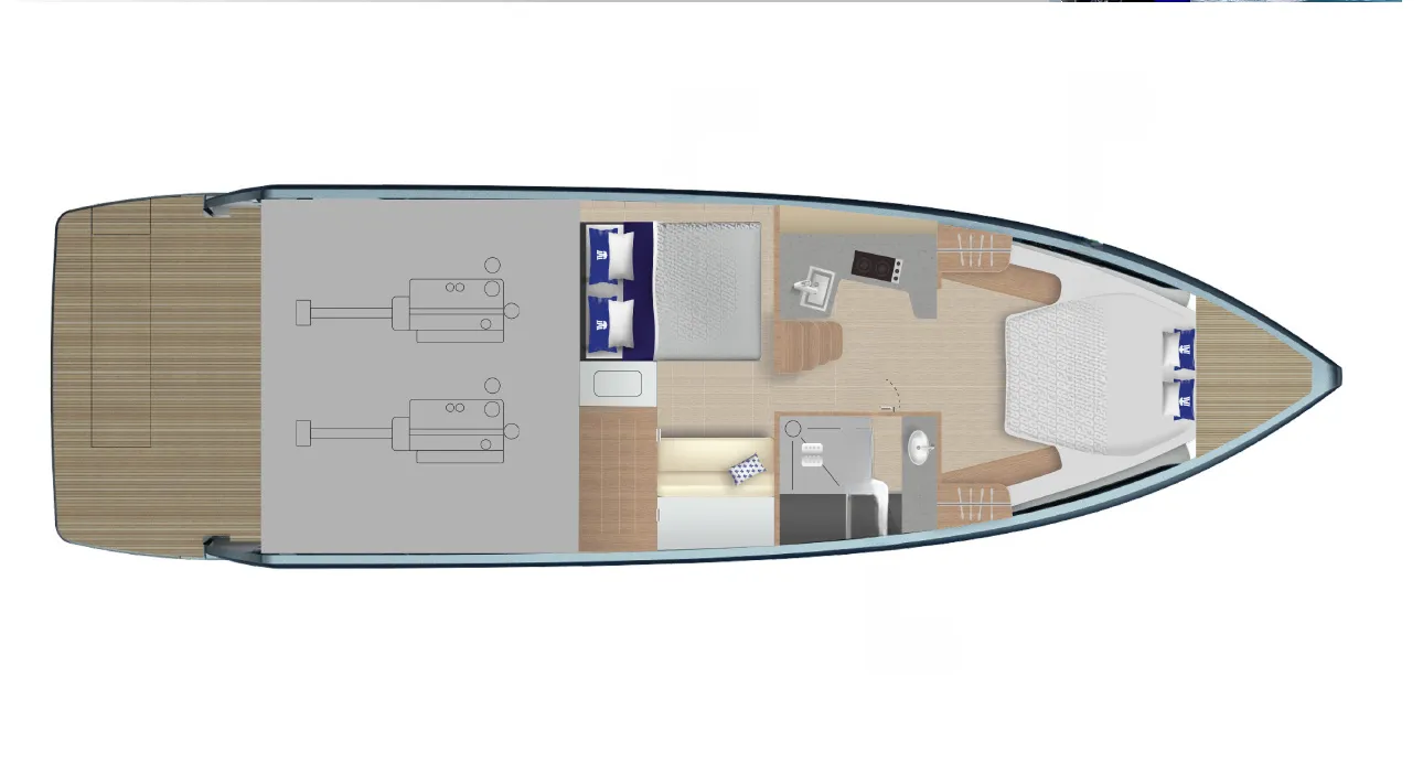 12.15m El Toro Fjord 41XL Hire