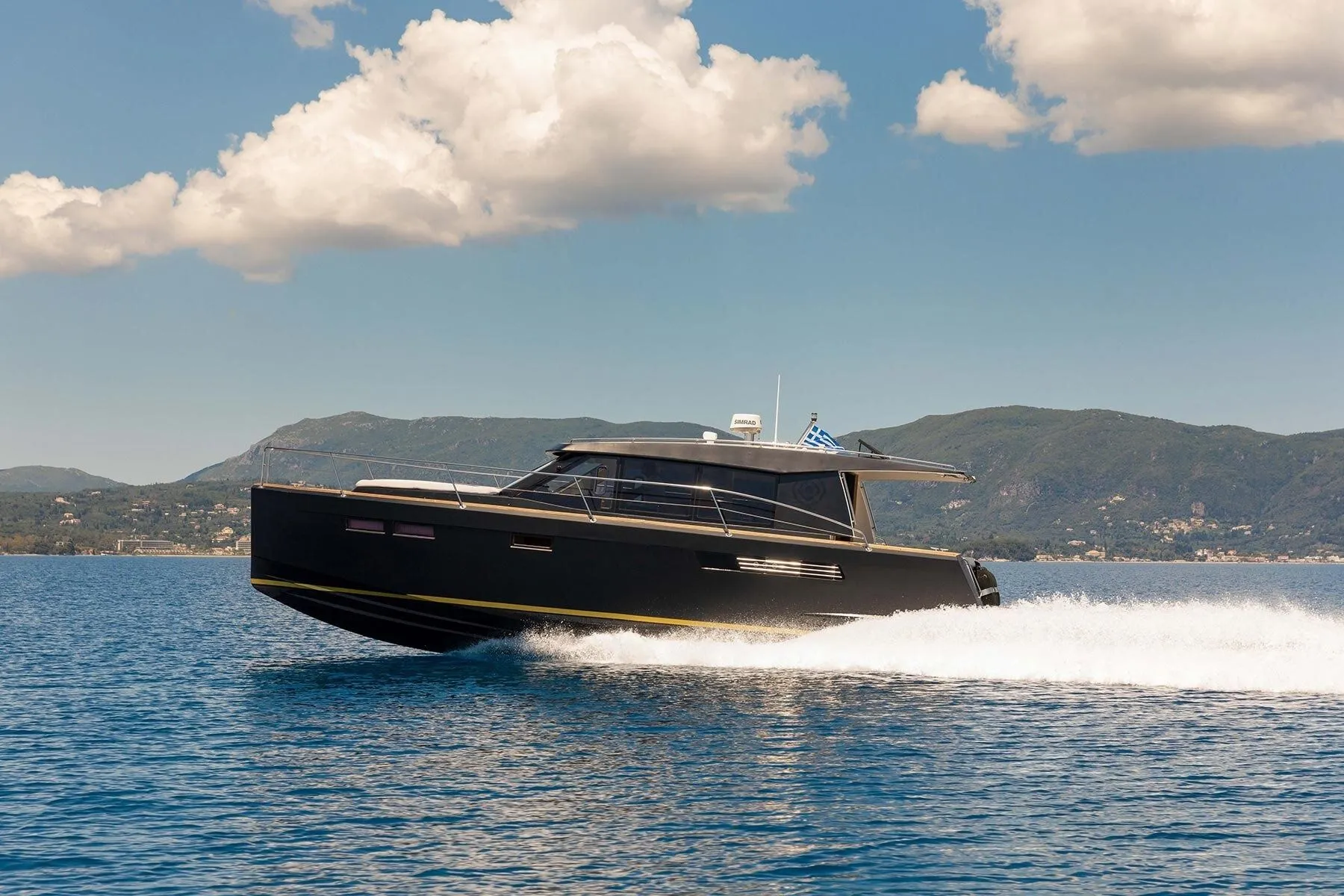 12m Gouvia Fjord Cruiser 40 Motor Yacht Hire