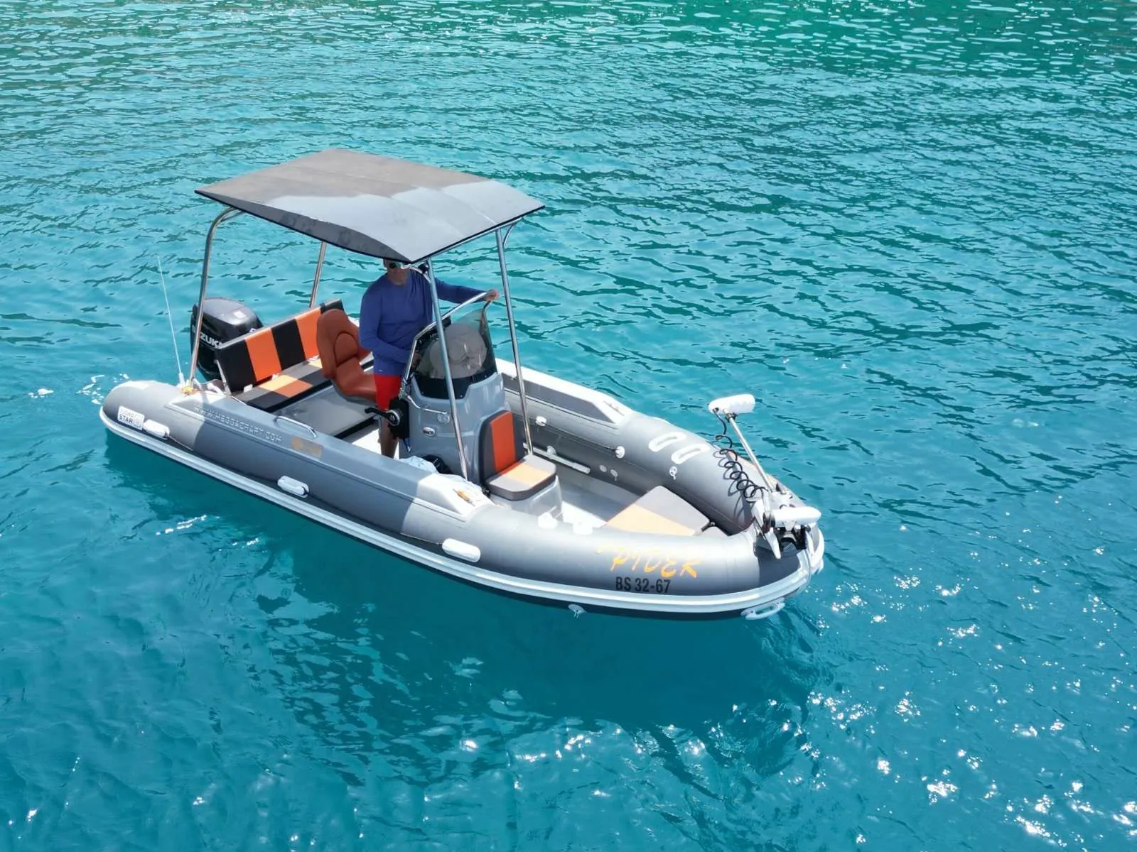 Rent a 5.8m Fjordstar 580 Motor Boat in Nea Peramos
