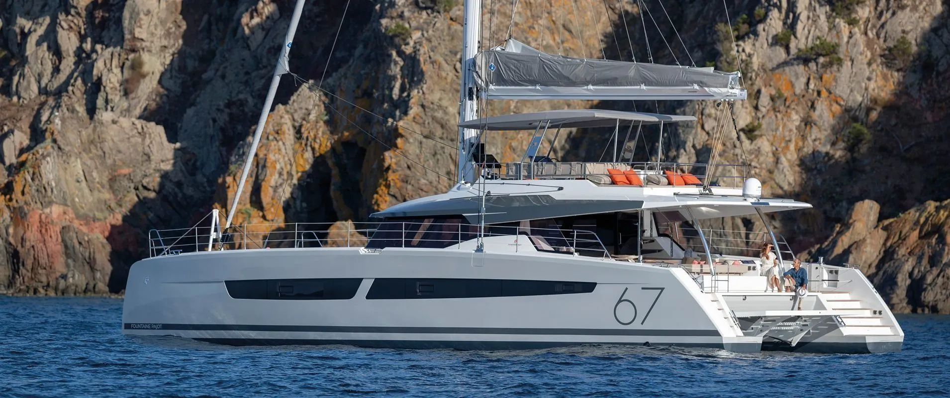 Explore Rotoava on a 19.49m Fountaine Pajot Alegria 67 Catamaran Rental
