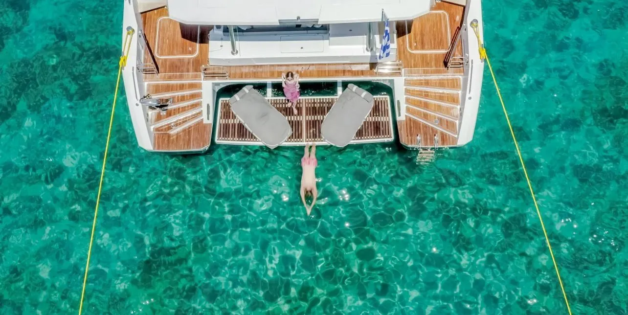 Charter a 20.3m Fountaine Pajot Alegria 67 Power Catamaran in Athens