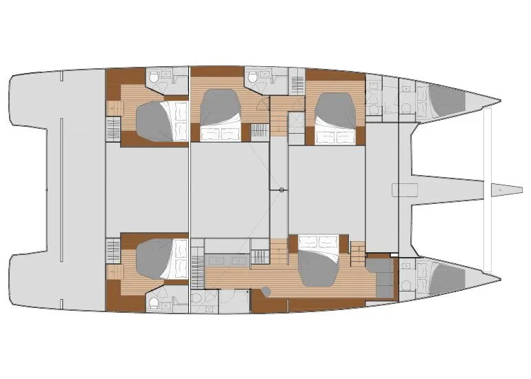 Charter a 20.3m Fountaine Pajot Alegria 67 Power Catamaran in Athens