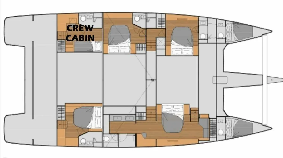 19.49m Saint John’s Fountaine Pajot Alegria 67 Catamaran Hire