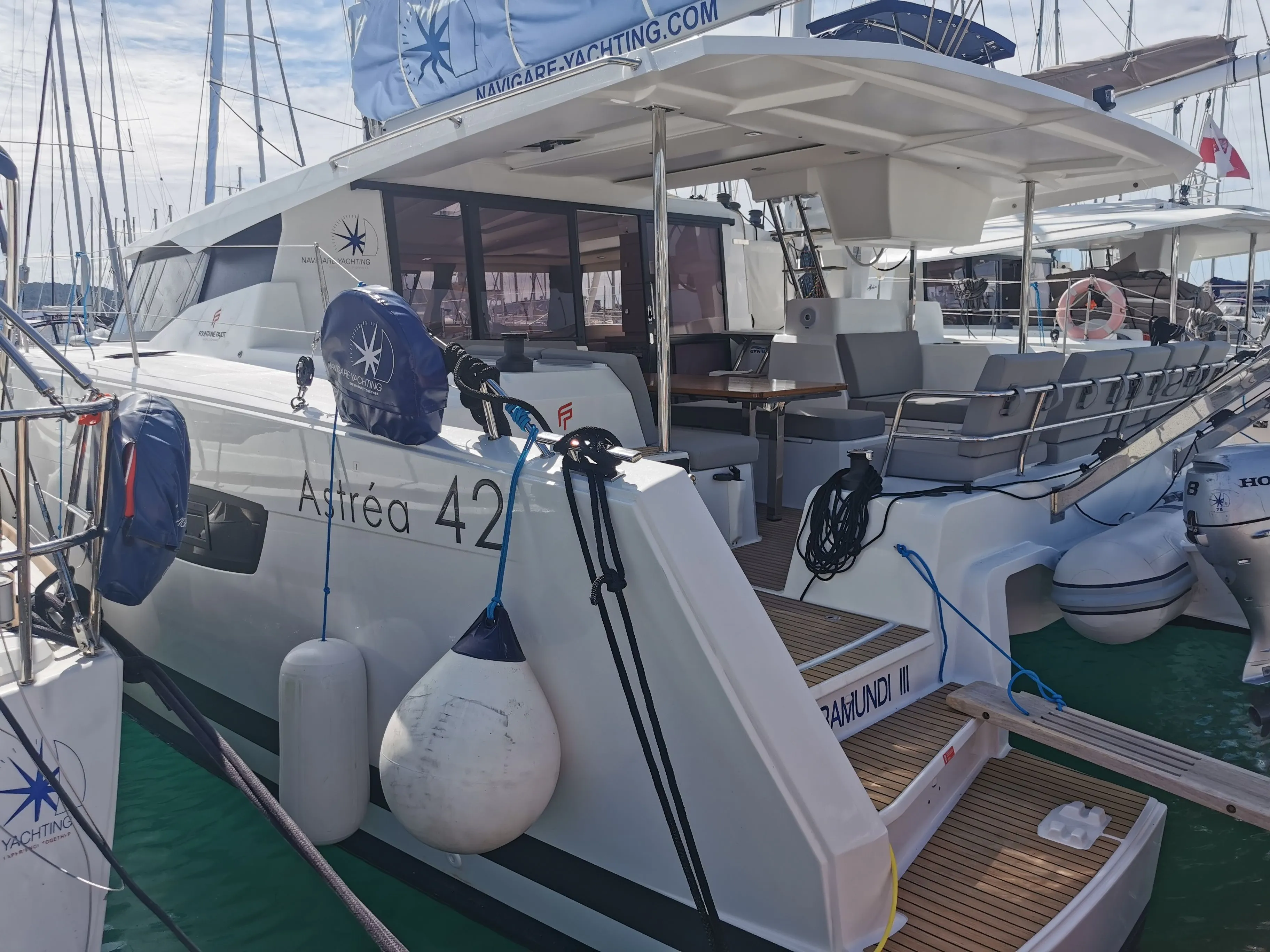 Explore Trogir on a 12.58m Rental Fountaine Pajot Astrea 42