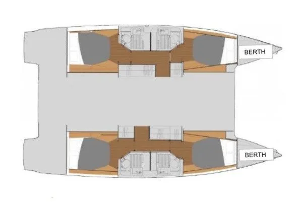 Explore Trogir on a 12.58m Rental Fountaine Pajot Astrea 42