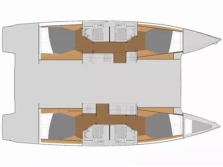 Charter a 12.59m Fountaine Pajot Astrea 42 Catamaran in Cannigione