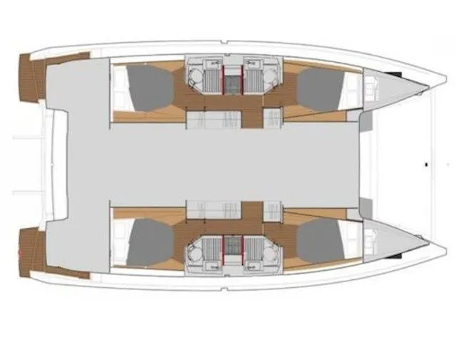 12.58m Marsala 5 Cabin Catamaran Hire
