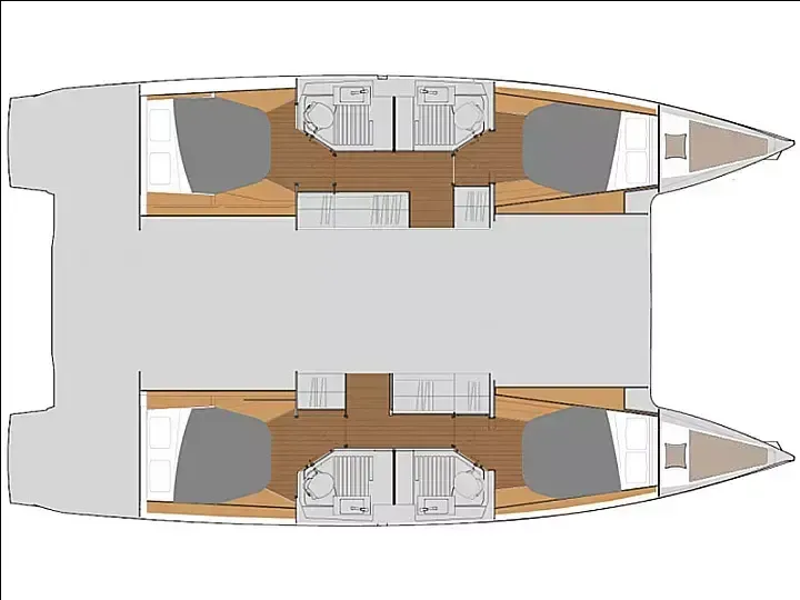 Rent a 12.58m Catamaran Fountaine Pajot Astrea 42 in Jamestown