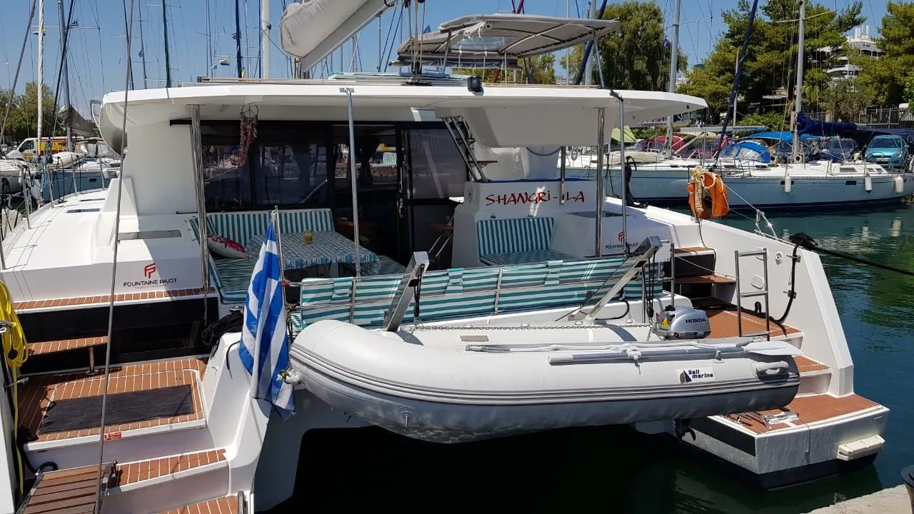 12.58m Salamina Fountaine Pajot Astrea 42 Catamaran Hire