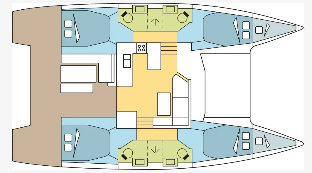 Explore Toulon on a 12.58m Rental Catamaran