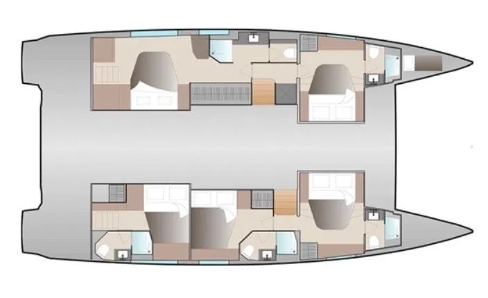 Charter a 15.54m Catamaran in Cannigione
