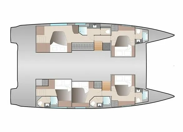 Charter a 15.54m Catamaran Fountaine Pajot Aura 51 in Road Town