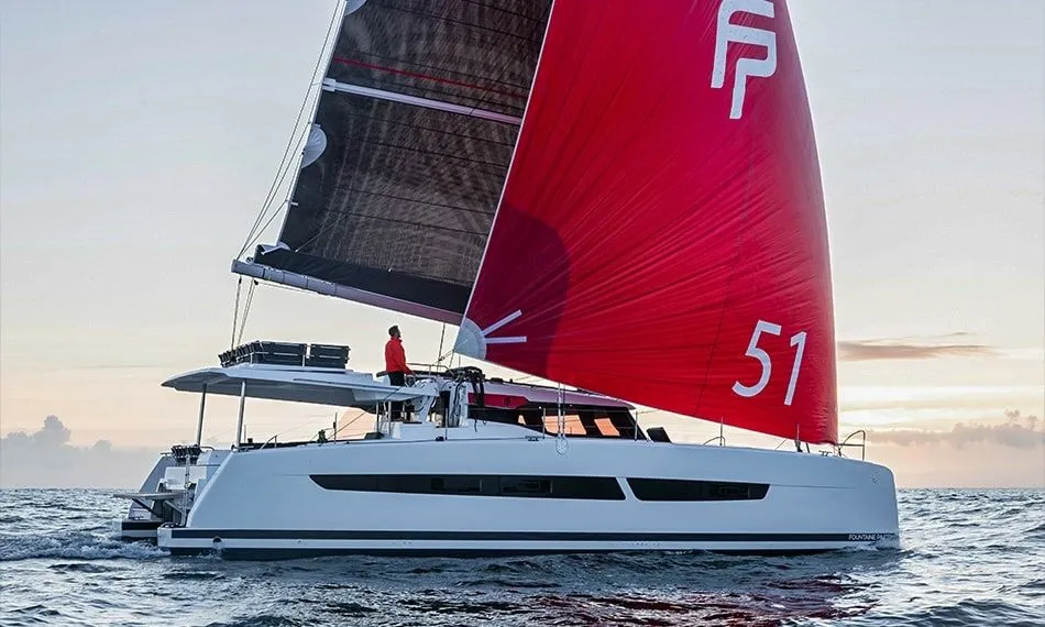 15.54m Saint-Raphaël Fountaine Pajot Aura 51 Hire