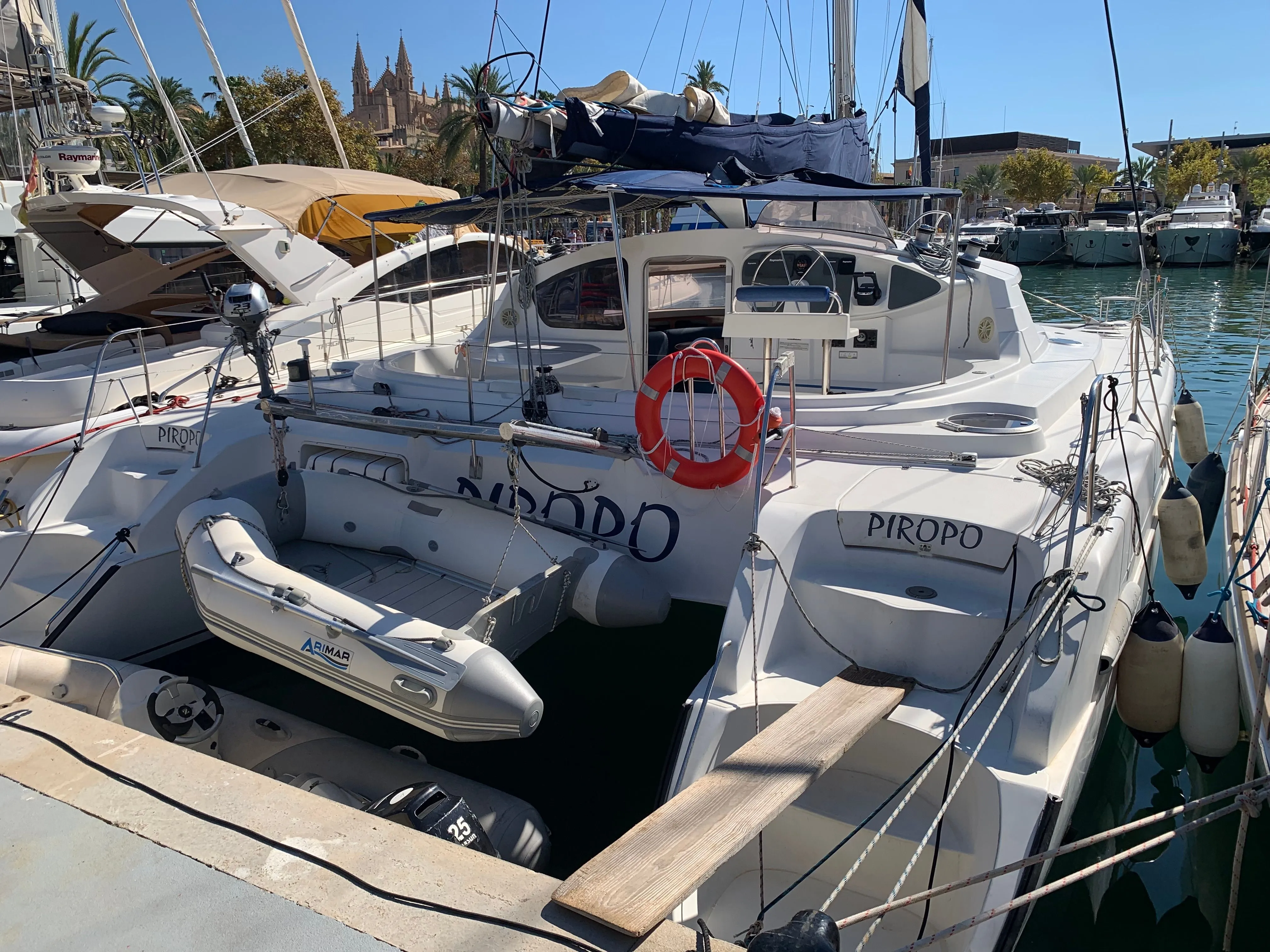 Rent a 13m Catamaran Fountaine Pajot Belize 43 in Las Galletas