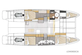 Rent a 13.95m 3 Cabin Power Catamaran in Eden Island