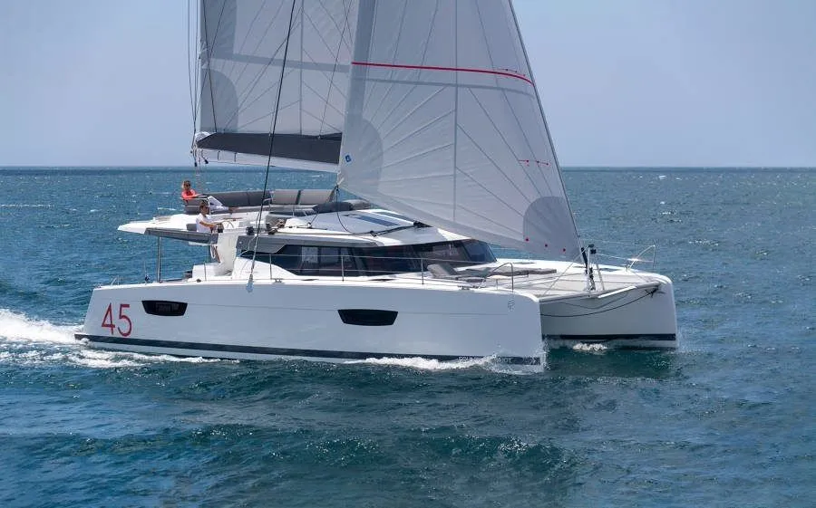 Rent a 13.45m Fountaine Pajot Elba 45 Catamaran in Marseille