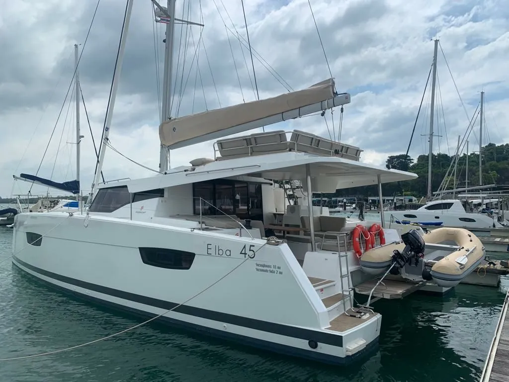 13.45m Chang Wat Phuket Fountaine Pajot Elba 45 Catamaran Hire