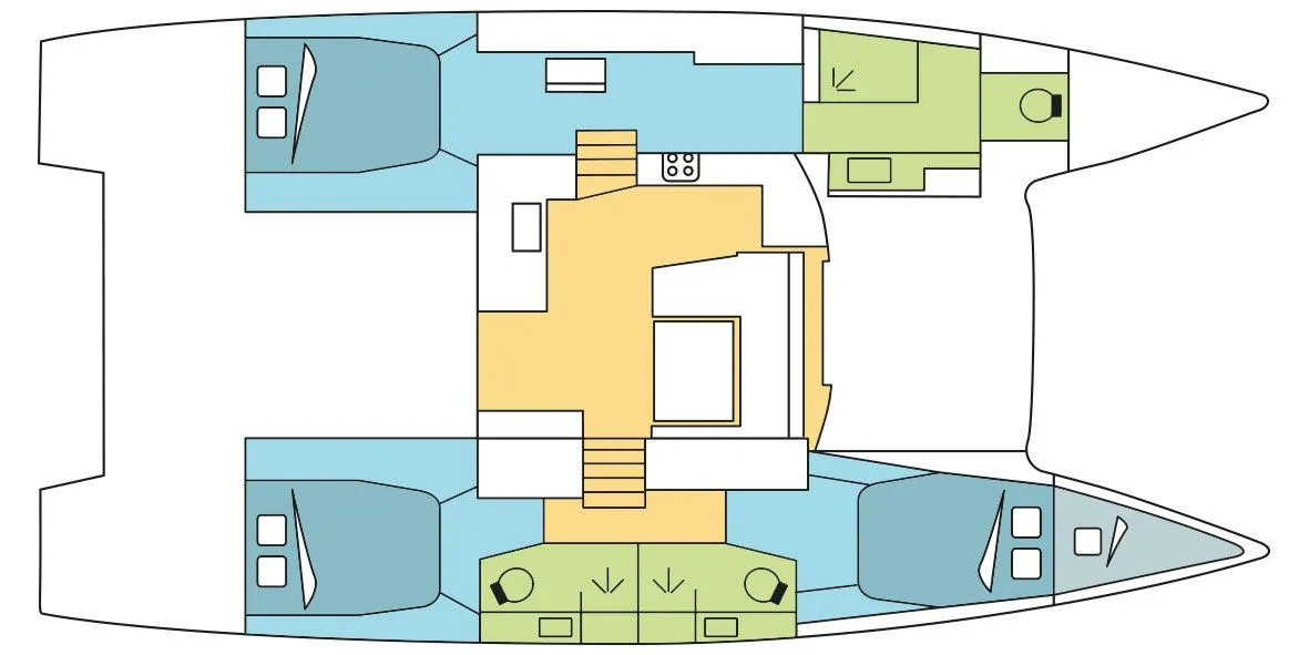 Charter a 13.72m Fountaine Pajot Elba 45 in Saint Thomas