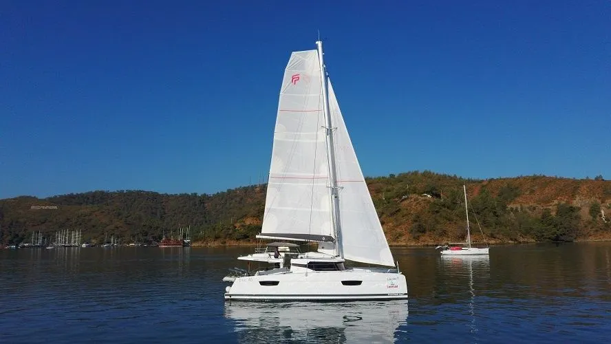 13.45m Fethiye Fountaine Pajot Elba 45 Catamaran Hire