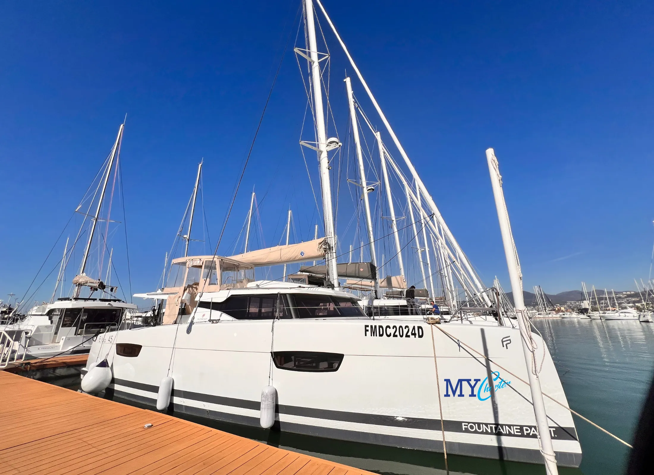 Tekne - Salerno 13.45m Kiralık Katamaran Fountaine Pajot Elba 45