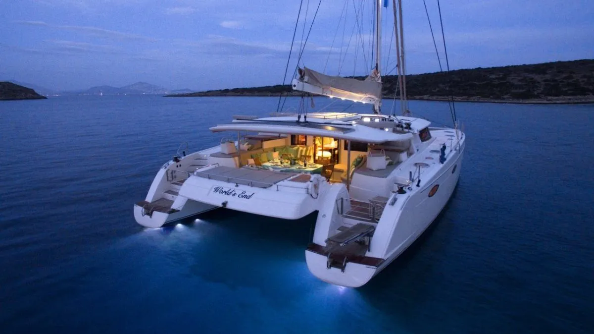 Boat - 19.7m Athens Fountaine Pajot Galathea 65 Hire