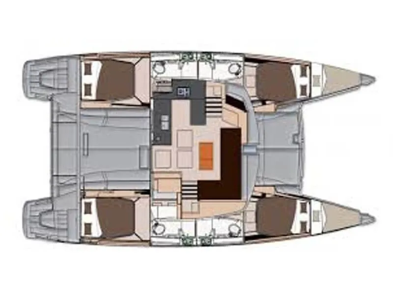 Charter a 13.3m Fountaine Pajot Helia 44 Catamaran in Cogolin