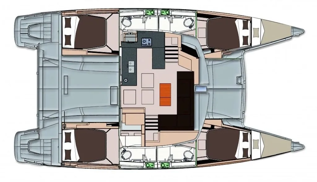 Charter a 13.3m Catamaran in Calvi