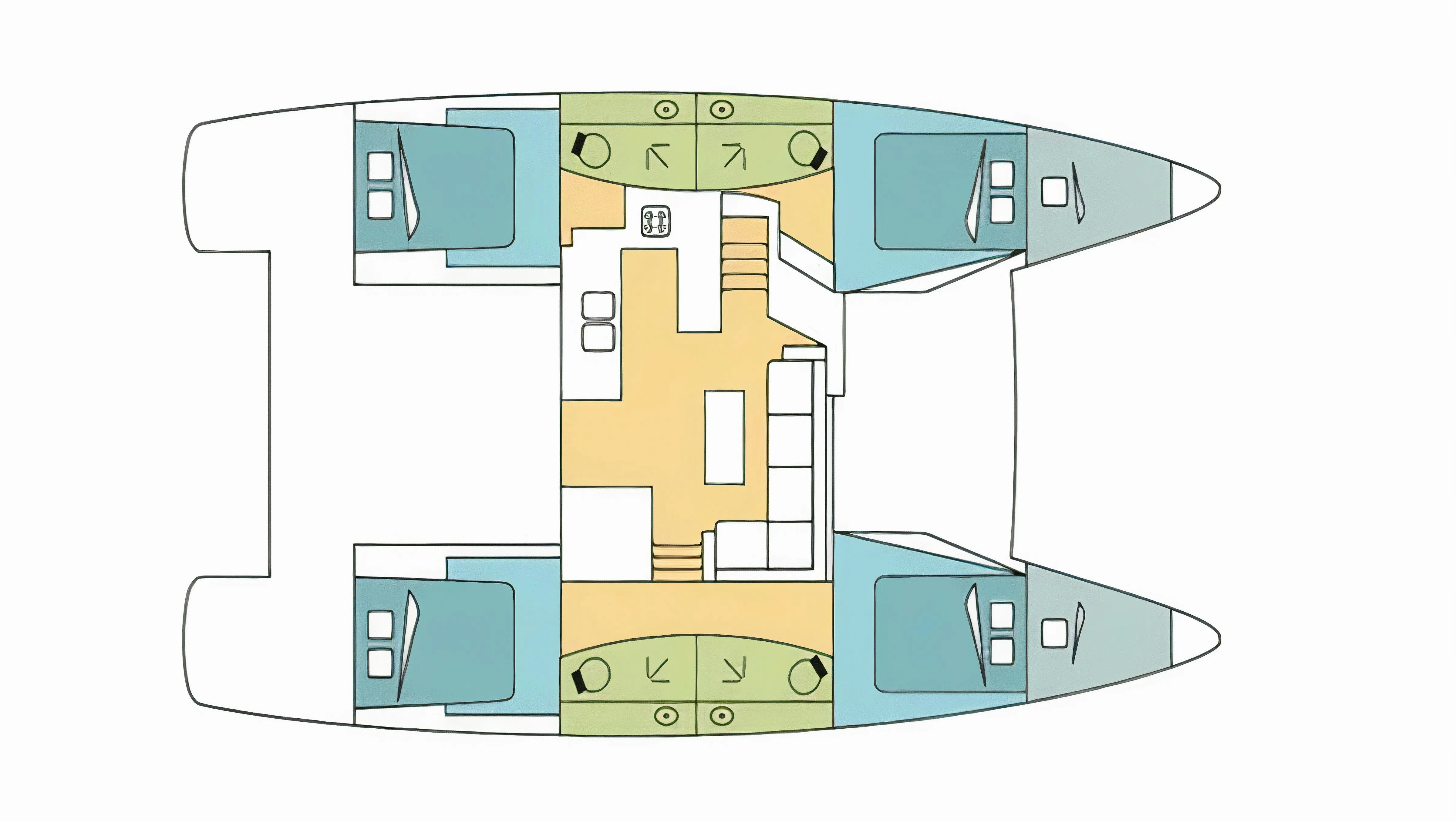 Explore Pula on a 13.3m Rental Catamaran Fountaine Pajot Helia 44