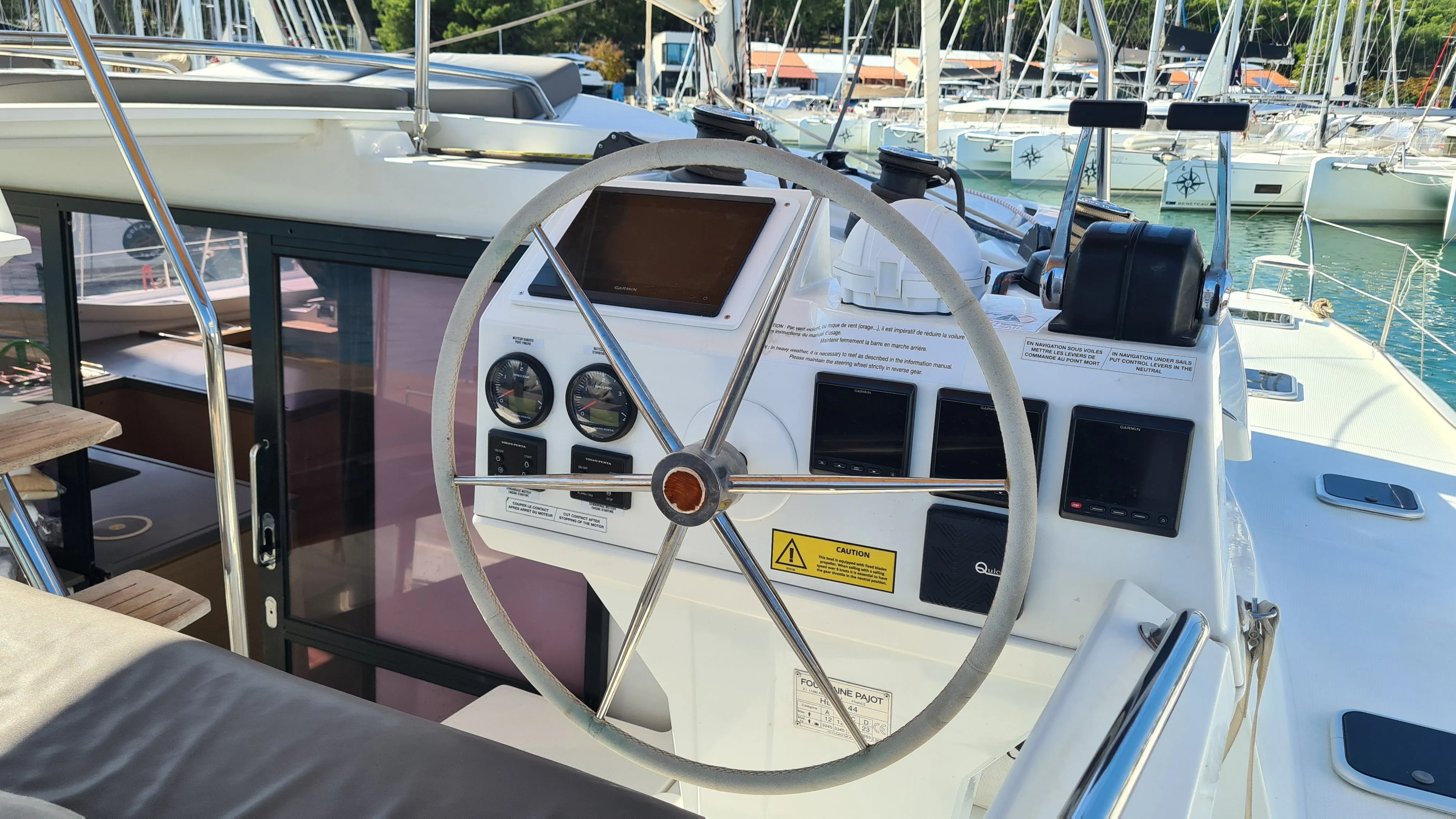 Explore Pula on a 13.3m Rental Catamaran Fountaine Pajot Helia 44