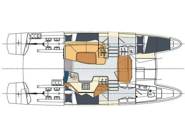 Lisbon 10.5m Motorlu katamaran Kiralık