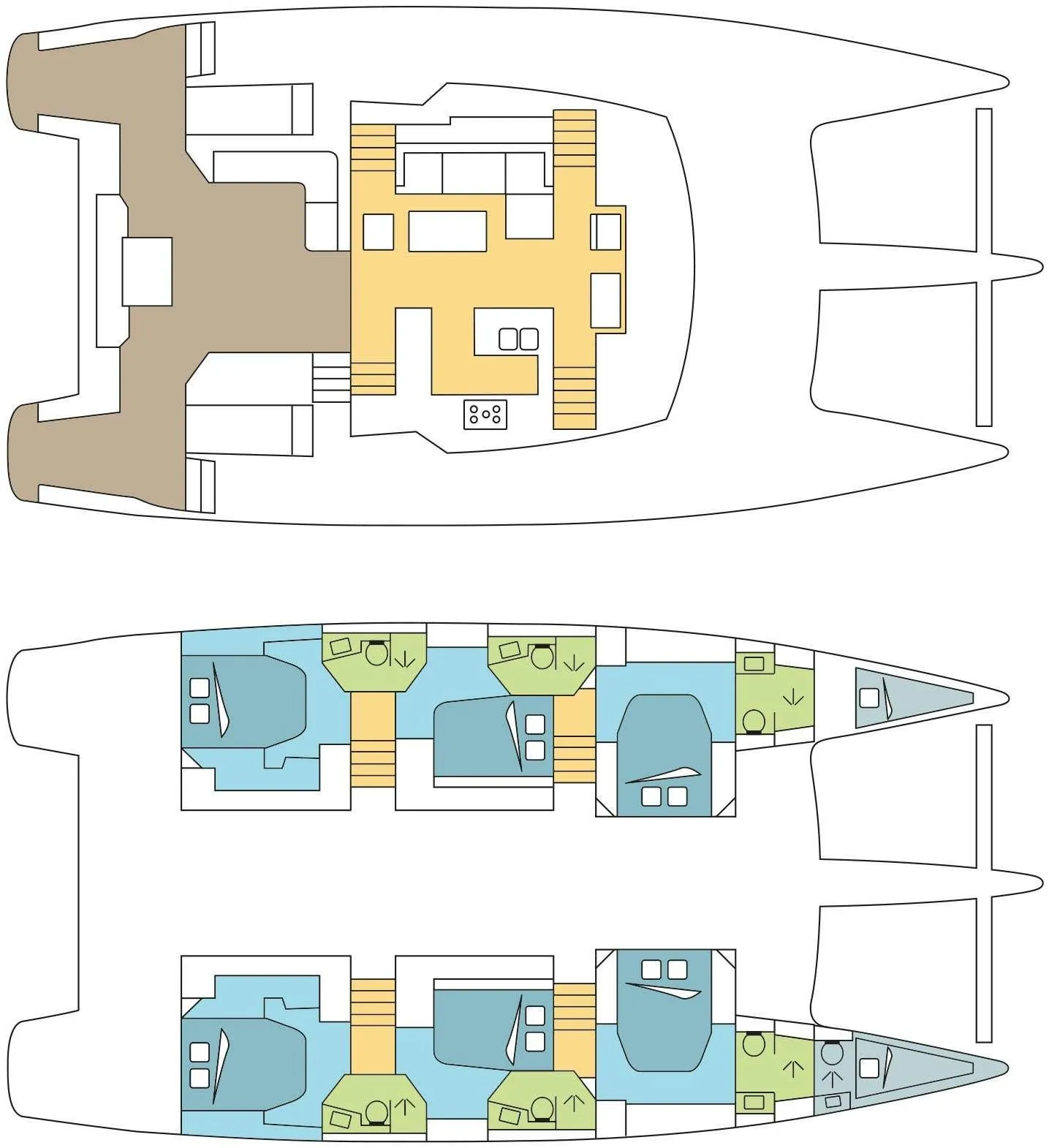 Rent a 17.81m Fountaine Pajot Ipanema 58 Catamaran in Anse Marcel
