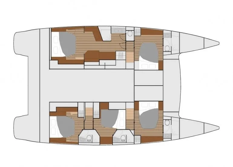 17.02m Ribishi Catamaran Fountaine Pajot Ipanema 58 Hire
