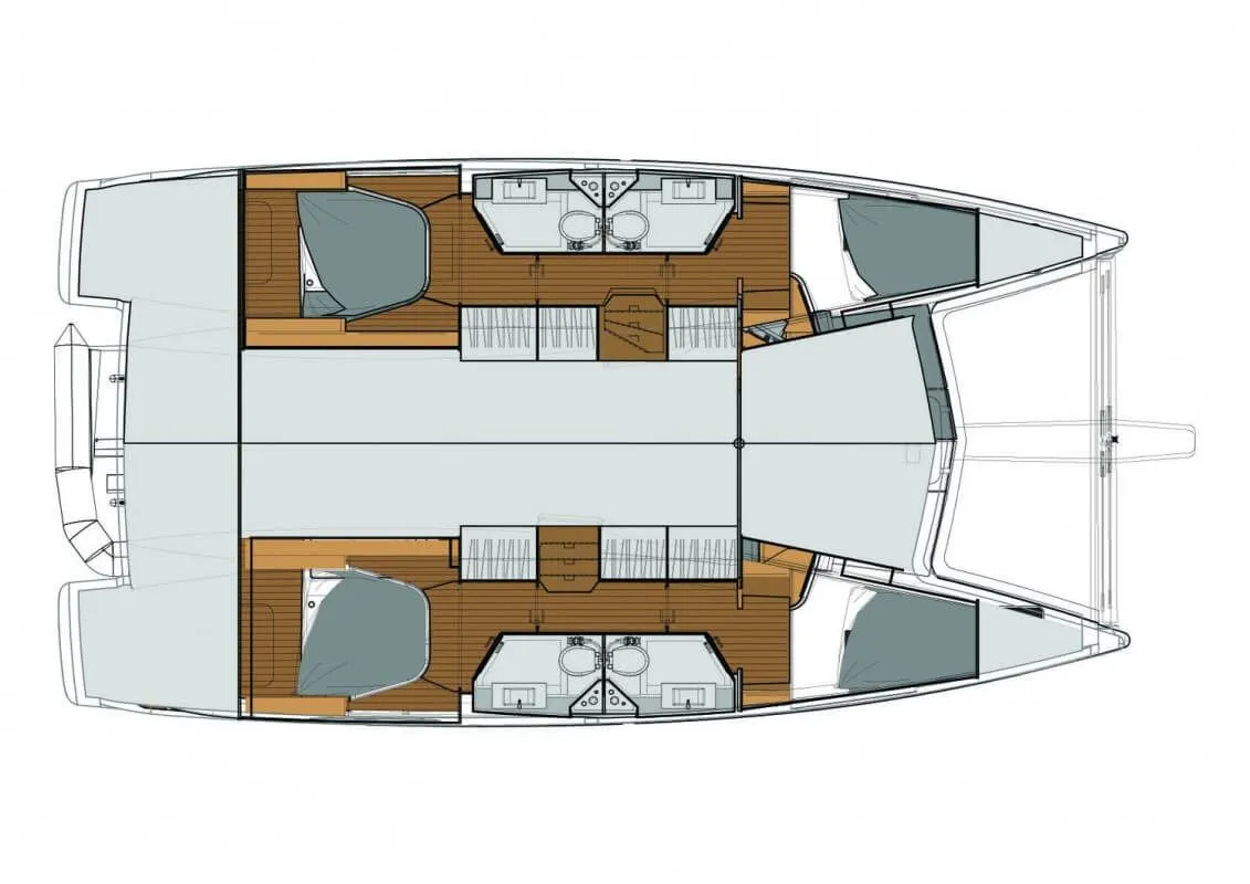 Marmaris Kiralık Fountaine Pajot Isla 40 11.73m Katamaran