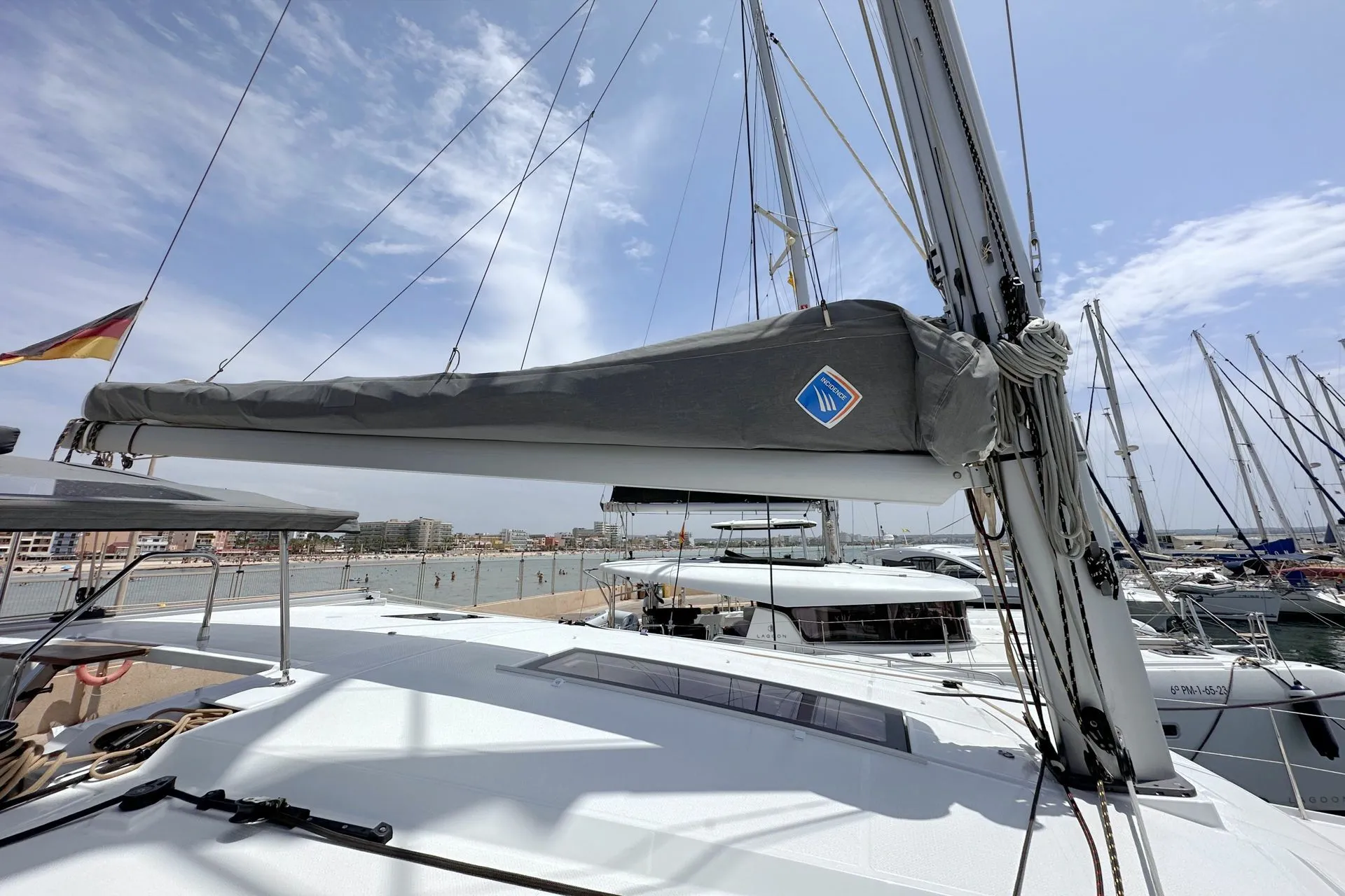 Explore Can Pastilla on a 11.93m Rental Catamaran Fountaine Pajot Isla 40