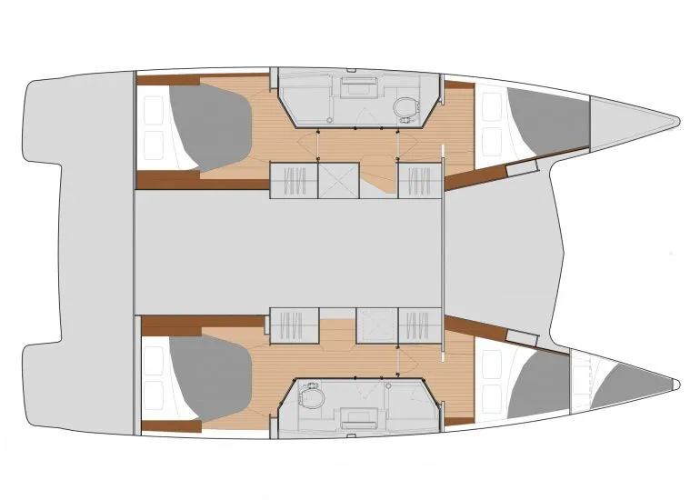 Explore Can Pastilla on a 11.93m Rental Catamaran Fountaine Pajot Isla 40