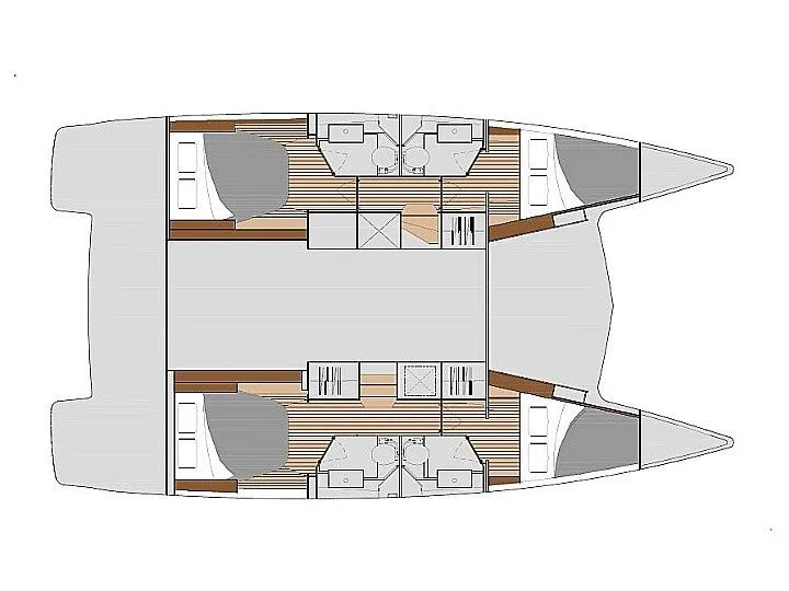 11.93m Lefkada Catamaran Fountaine Pajot Isla 40 Hire