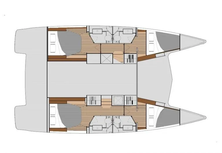 Charter a 11.73m 4 Cabin Catamaran in Taranto