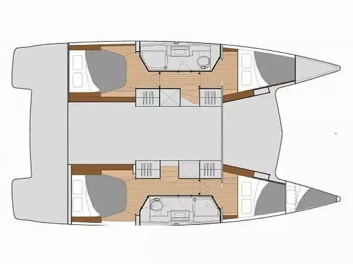 Charter a 11.73m 4 Cabin Catamaran in Santa Eularia des Riu