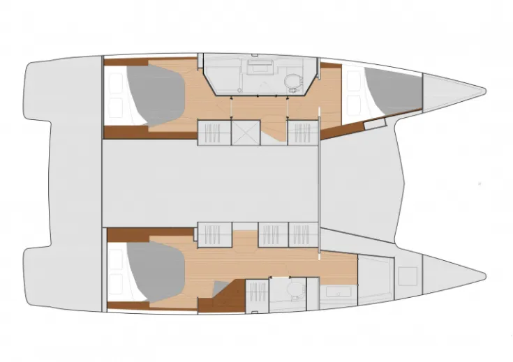 Explore St. Petersburg on a 11.58m Rental Catamaran Fountaine Pajot Isla 40