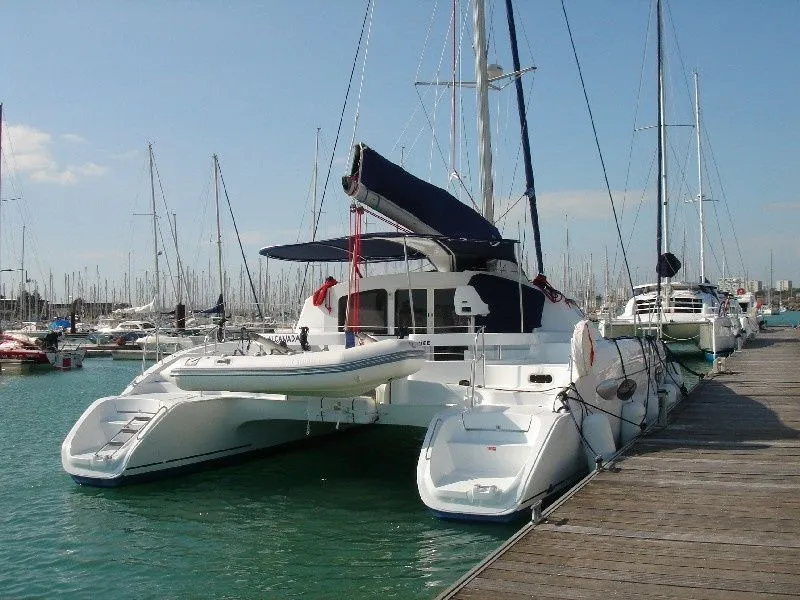 Explore Mahón on a 11.9m 5 Cabin Catamaran Rental