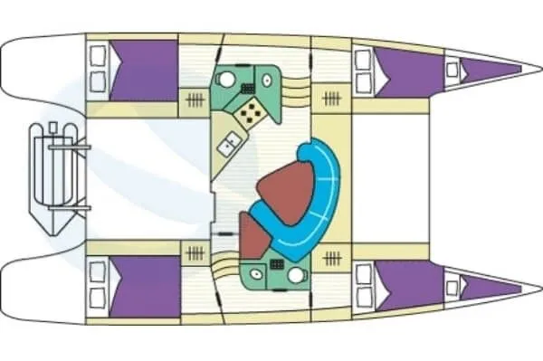 Rent a 11.9m 6 Cabin Catamaran in Zadar