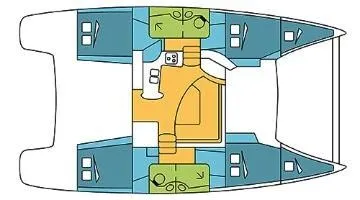 Charter a 11.95m 6 Cabin Catamaran in Zadar